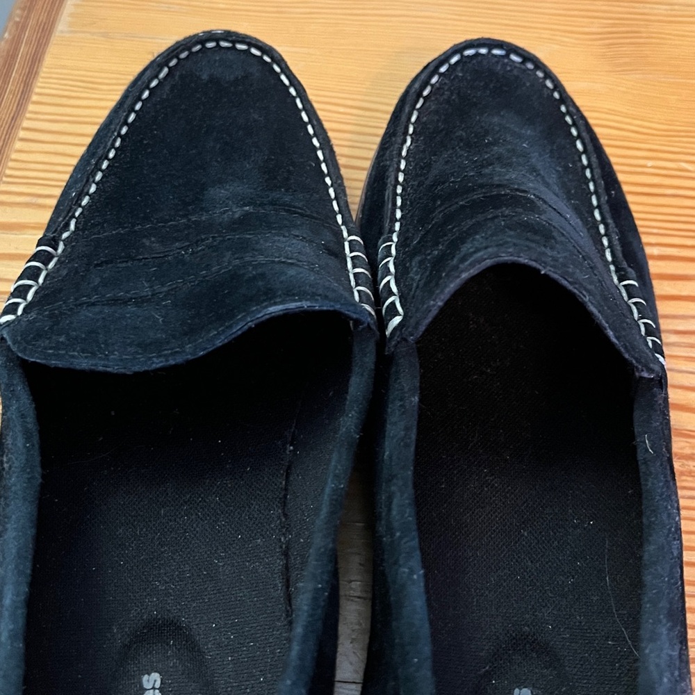 Hush Puppies Bounce Wren Black Suede Penny Loafer Sz 8 NWOB - Picture 11 of 14